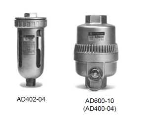 SMC Automatic Drainer AD202.402.400.600 Dimensions Sample Parameter Selection Manual