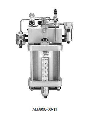 SMC boosted lubricator ALB900 overall dimensions sample parameter selection manual