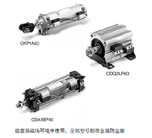 SMC clamping cylinder with strong magnetic field resistant magnetic switch CDP1 Dimensions Sample Parameter Selection Manual