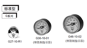 SMC Pressure Gauge G27, G36, G46, G45 Dimensions Sample Parameter Selection Manual