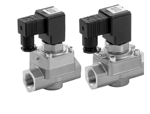 SMC 2通电磁阀/高压用VCH40、VCH41、VCH42外形尺寸样本参数选型手册