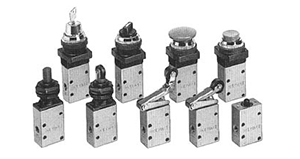 SMC 3-way mechanical control valve. Manual valve VM430 series option manual