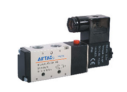 AirTAC solenoid valve 4V210, 4V220, 4V230C, 4V230E, 4V230P overall dimensions sample parameter selection manual