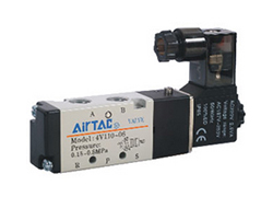 AirTAC solenoid valve 4V110, 4V120, 4V130C, 4V130E, 4V130P overall dimensions sample parameter selection manual