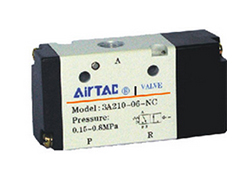 AirTAC 3A200 (three-port, two-port) air control valve outline dimensions sample parameter selection manual