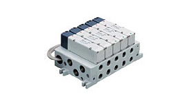 SMC先导式5通电磁阀VQ5000外形尺寸样本参数选型手册