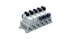 SMC pilot type 5-way solenoid valve VQ7-8 overall dimensions sample parameter selection manual