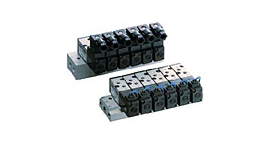 SMC直动式5通电磁阀VK3110外形尺寸样本参数选型手册