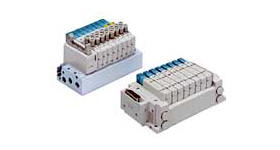 SMC 5-way solenoid valve (new SY) SY3000, SY5000 outline dimensions sample parameter selection manual