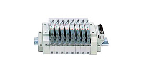 SMC先导式5通电磁阀SV1000、4000外形尺寸样本参数选型手册