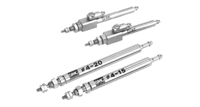 SMC Micro Cylinder CJ1 Dimensions Sample Parameter Selection Manual