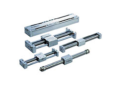 SMC sinusoidal rodless cylinder REA25 overall dimensions sample parameter selection manual