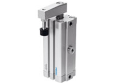 Festo linear swing clamping cylinder CLR outline dimensions sample parameter selection manual