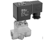 Jinzi 2-port 2-position small piston solenoid valve normally closed type MGA, MGS overall dimensions sample parameter selection manual