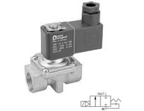 Jinzhi 2-port 2-position pilot diaphragm type solenoid valve normally closed MED overall dimensions sample parameter selection manual