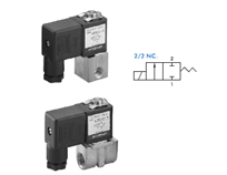 Jinzhi 2-port 2-position plunger type solenoid valve normally closed type MBS outline dimensions sample parameter selection manual