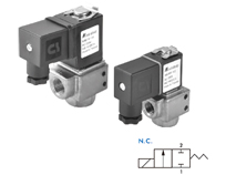 Jinzhi 2-port 2-position direct-acting plunger solenoid valve normally closed type MBD outline dimensions sample parameter selection manual