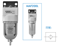 Jinzhi Air Conditioning Combination Filter MAF200L Dimensions Sample Parameter Selection Manual