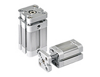 Gold Thin Double Guide Rod Pneumatic Cylinder MCGI Dimensions Sample Parameter Selection Manual