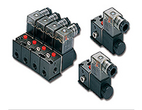 Qilike three-port solenoid valve SV outline dimensions sample parameter selection manual