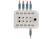 小金井汇流板式5通电磁阀IBZR8-4E1、IBZR8-4E2外形尺寸样本参数选型手册