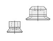 Koganei suction cup rubber standard type KP-10, KP-15, KP-20, KP-25, KP-30, KP-35, KP-40, KP-50 appearance dimensions sample parameter selection manual