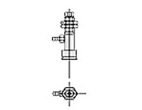 Koganei vacuum suction cup horizontal piping fixed type KPHF10, KPHF15, KPHF20 external dimensions sample parameter selection manual