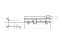 Koganei Cleaning Standard Double Piston Rod Cylinder TDA6 Dimensions Sample Parameter Selection Manual