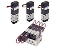 Koganei Solenoid Valve 11E1, 110-4E1, 110-4KE2, 113-4E2, 113-4KE2 Dimensions Sample Parameter Selection Manual