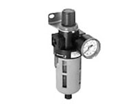 Koganei Air Conditioning Combination Filter Pressure Regulator C150, C300, C600 Dimensions Sample Parameter Selection Manual