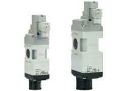 SMC module connection type residual pressure release 3-way solenoid valve VP500, VP700 overall dimensions sample parameter selection manual