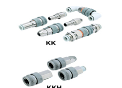 SMC quick-insert pipe joints KK and KKH with one-way valve outline dimensions sample parameter selection manual