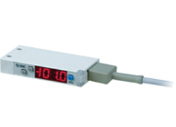 SMC Thin Digital Pressure Switch ZSE10F, ISE10 Dimensions Sample Parameter Selection Manual