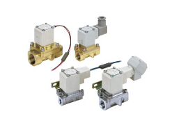 SMC 2-way solenoid valve VXS Dimensions Sample Parameter Selection Manual