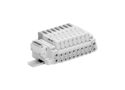 SMC 5-way solenoid valve 10-SV1000, 10-SV2000, 10-SV3000, 10-SV4000 outline dimensions sample parameter selection manual