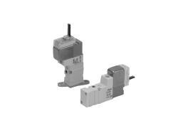 SMC 3-way solenoid valve 10-SYJ300, 10-SYJ500, 10-SYJ700 outline dimensions sample parameter selection manual