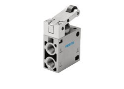 FESTO mechanical valve V, R, L, TH, F, H, FP, FPB, VO, RO, LO, THO, FO overall dimensions sample parameter selection manual