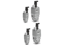 SMC High Pressure Coolant Control Valve VNH Outline Dimensions Sample Parameter Selection Manual