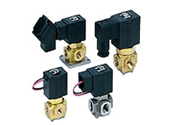 SMC直动式3通电磁阀多种流体适用VX31、VX32、VX33外形尺寸样本参数选型手册