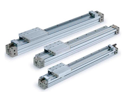 SMC Rodless Cylinder/Linear Guide Type MY1H25, MY1H300, MYZM9BW Outline Dimensions Sample Parameter Selection Manual