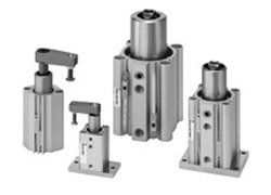 SMC rotary clamping cylinder MK12, MK16, MK20, MK25, MK32, MK40, MK50, MK63 overall dimensions sample parameter selection manual