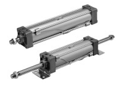 SMC标准型气动MB32、MB40、MB50、MB63、MB80、MB100外形尺寸样本参数选型手册