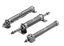 SMC标准型气动单动CM220、CM225、CM232、CM240外形尺寸样本参数选型手册