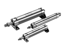 SMC lightweight stainless steel cylinder CG5-S25, CG5-S20, CG5-S32, CG5-S40, CG5-S50, CG5-S63, CG5-S80, CG5-S100 overall dimensions sample parameter selection manual