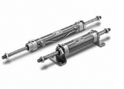 SMC标准型气动双动CM220、CM225、CM232、CM240外形尺寸样本参数选型手册