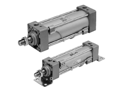 SMC标准型气缸MB32、MB100、MB125、MB40、MB50、MB80外形尺寸样本参数选型手册