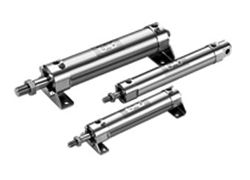 SMC lightweight stainless steel cylinder CG520, CG5100, CG525, CG532, CG540, CG550, CG580 overall dimensions sample parameter selection manual