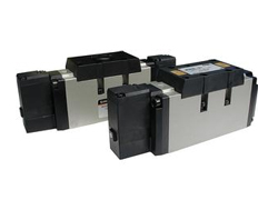SMC5通先导型/金属密封VFS5000、VFS4000外形尺寸样本参数选型手册