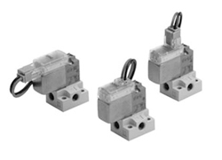 SMC新款直动式2通电磁阀过气用VCA100、VCA110、VCA200、VCA220外形尺寸样本参数选型手册