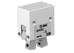 SMC Micro Pneumatic Finger Single Action MHCM2-7S Dimensions Sample Parameter Selection Manual